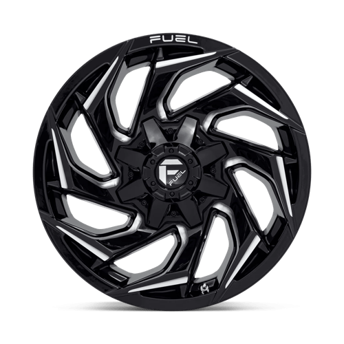 CARBURANT TOUT-TERRAIN D753 REACTION 18X9 6X135 / 6X139.7 1 106.1 NOIR BRILLANT FRAISÉ