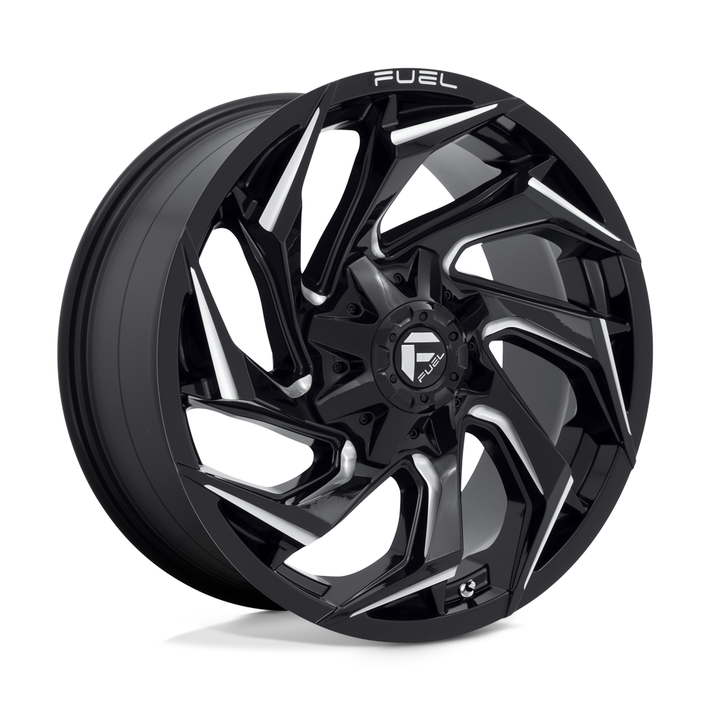 CARBURANT TOUT-TERRAIN D753 REACTION 20X9 8X165.1 20 125.1 NOIR BRILLANT FRAISÉ