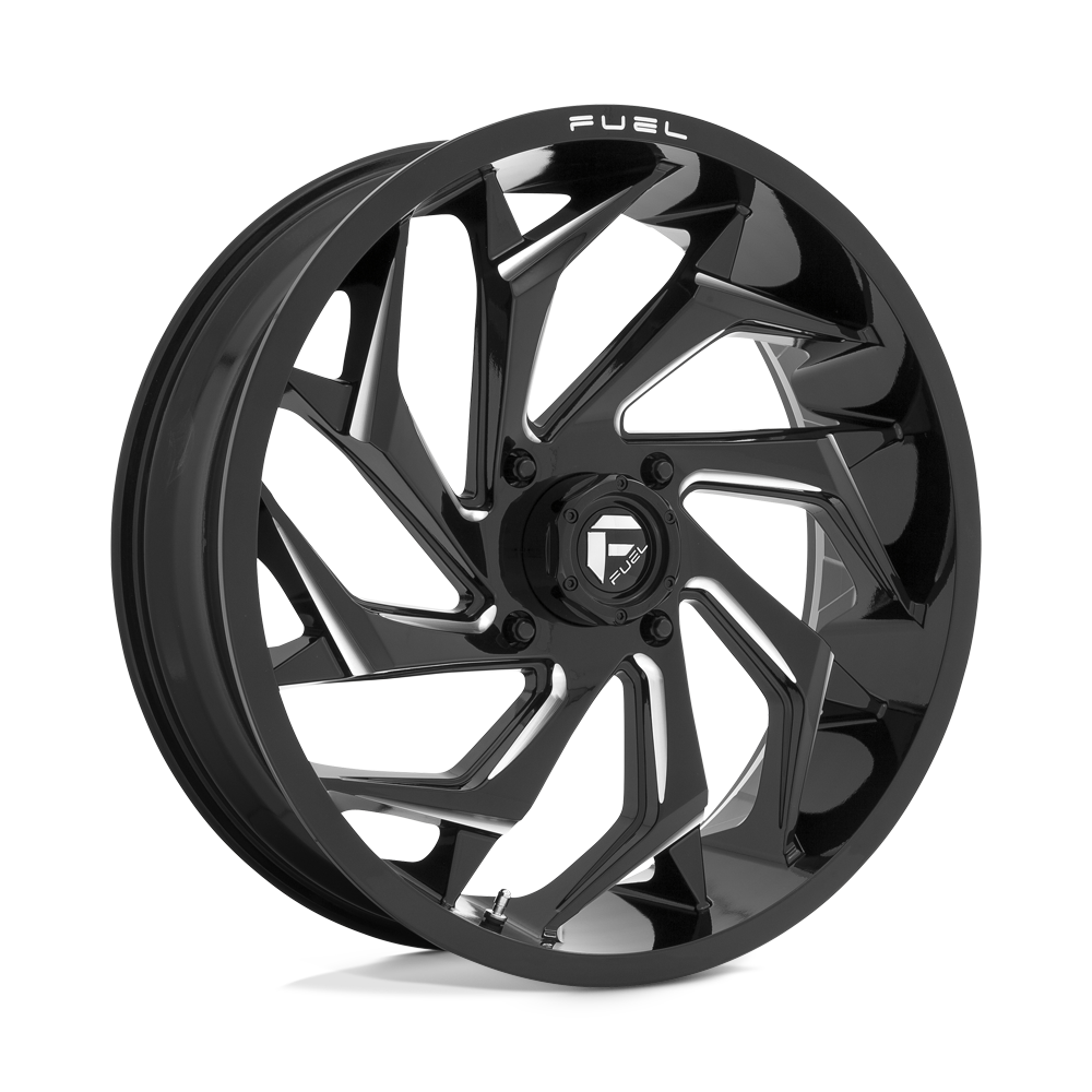 FUEL UTV OFF-ROAD D753 REACTION 18X7 4X137 13 110.1 GLOSS BLACK MILLED