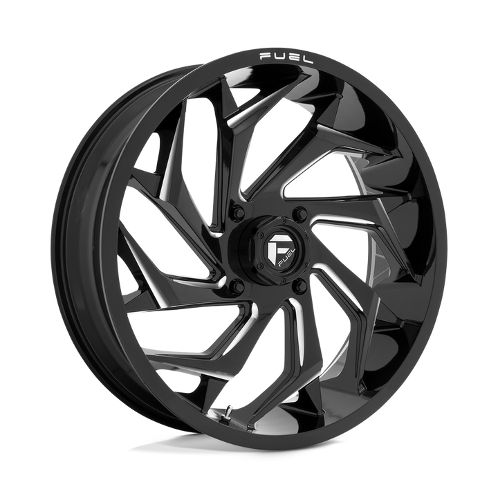 FUEL UTV OFF-ROAD D753 REACTION 24X7 4X137 13 110.1 GLOSS BLACK MILLED