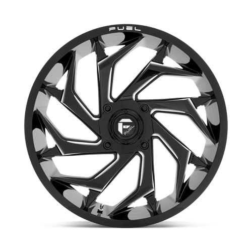 FUEL UTV OFF-ROAD D753 REACTION 22X7 4X137 13 110.1 GLOSS BLACK MILLED