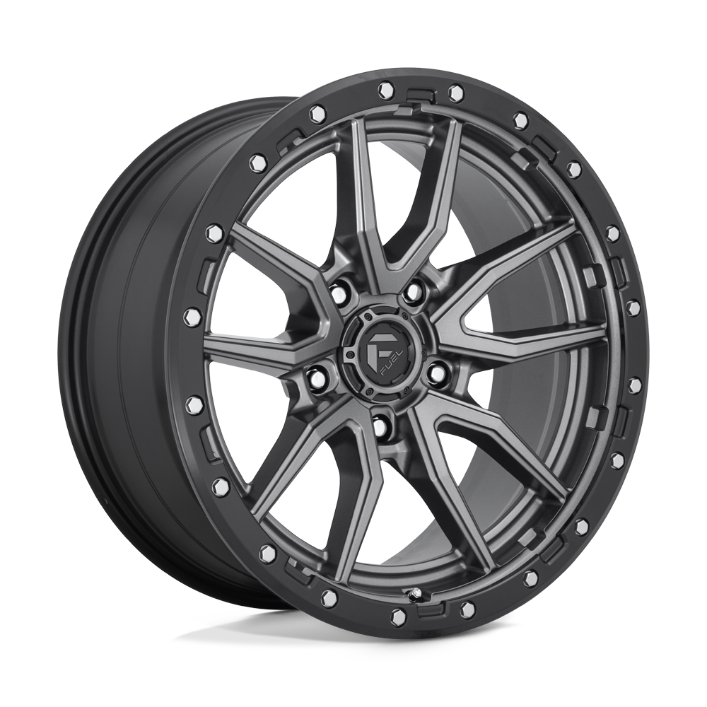 FUEL OFF-ROAD D680 REBEL 20X9 5X139.7 1 78.1 ANNEAU PERLE NOIR MAT GUN METAL