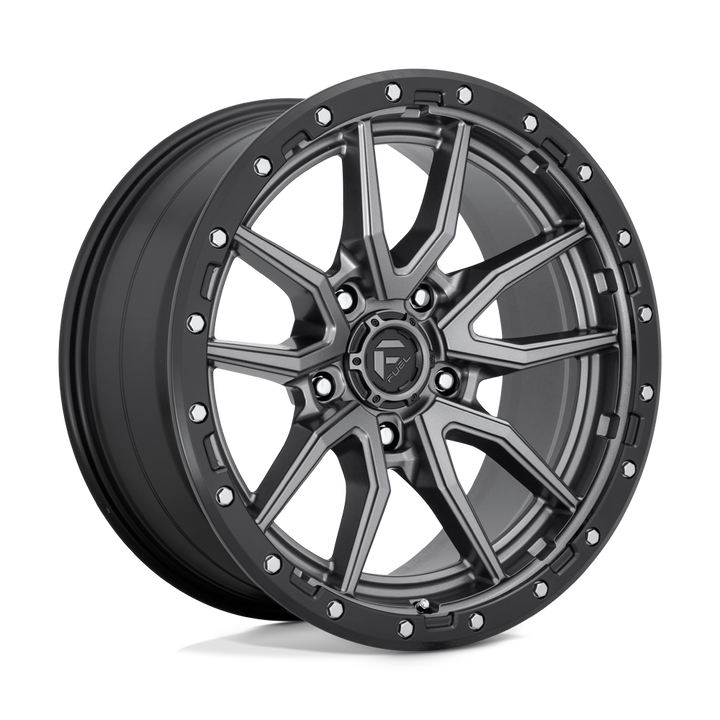 FUEL OFF-ROAD D680 REBEL 20X9 5X139.7 1 78.1 ANNEAU PERLE NOIR MAT GUN METAL