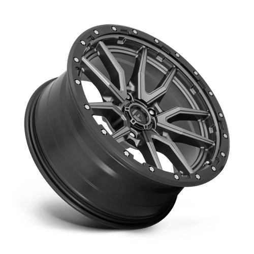 FUEL OFF-ROAD D680 REBEL 20X9 5X139.7 1 78.1 ANNEAU PERLE NOIR MAT GUN METAL