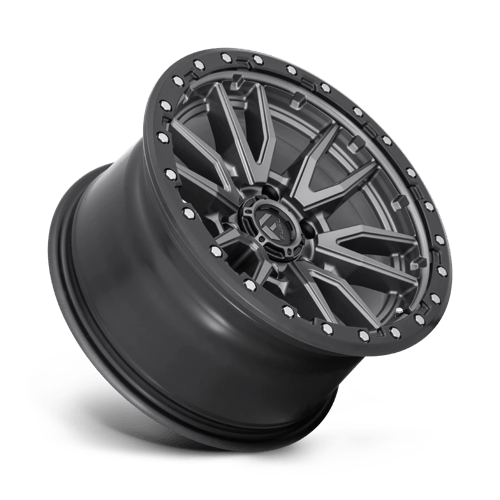 FUEL OFF-ROAD D680 REBEL 17X9 6X135 1 87.1 ANNEAU PERLE NOIR GUN METAL MAT
