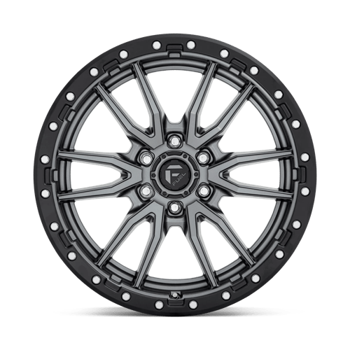 FUEL OFF-ROAD D680 REBEL 20X9 6X135 20 87.1 ANNEAU PERLE NOIR GUN METAL MAT
