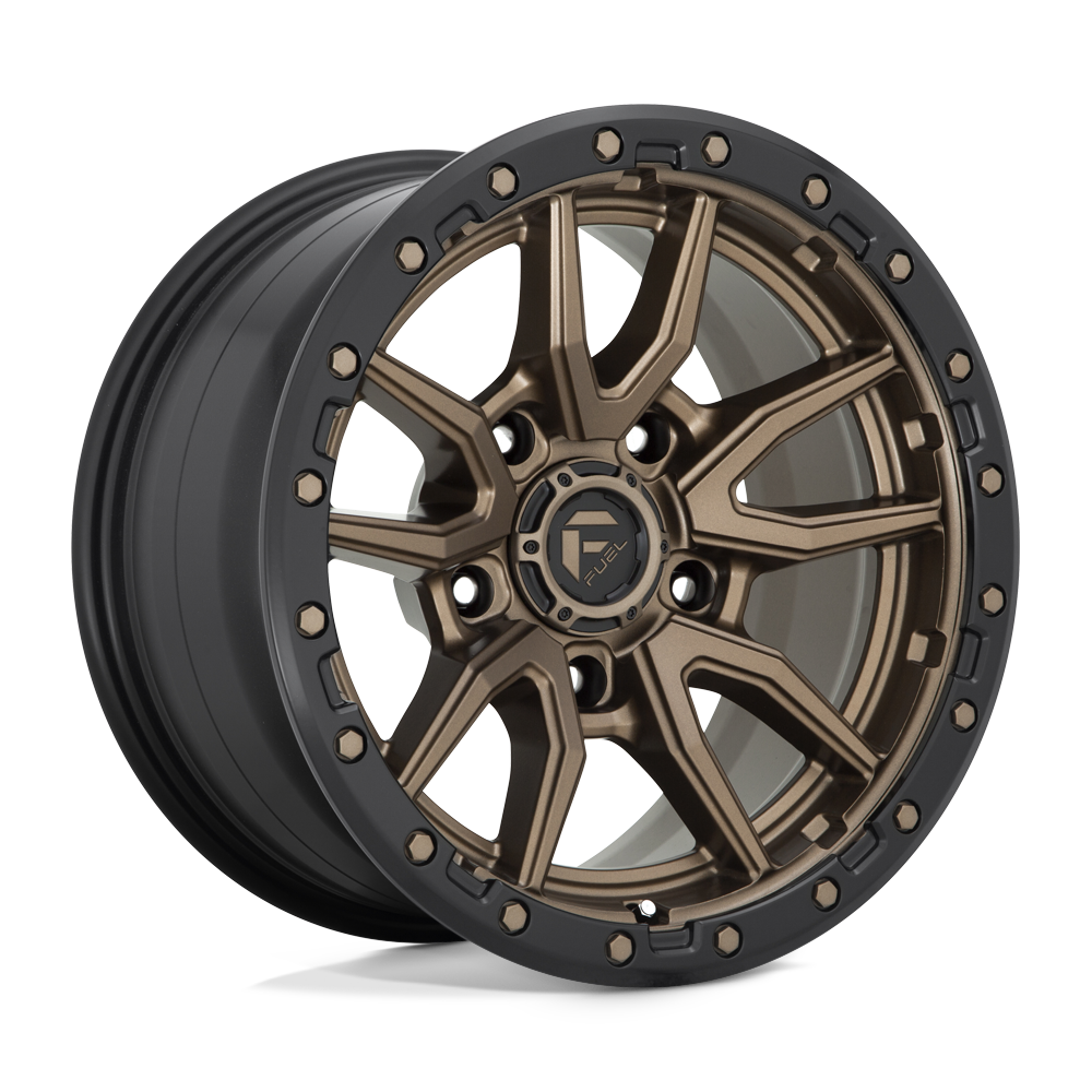 FUEL OFF-ROAD D681 REBEL 17X9 5X127 -12 71.5 ANNEAU PERLE NOIR BRONZE MAT