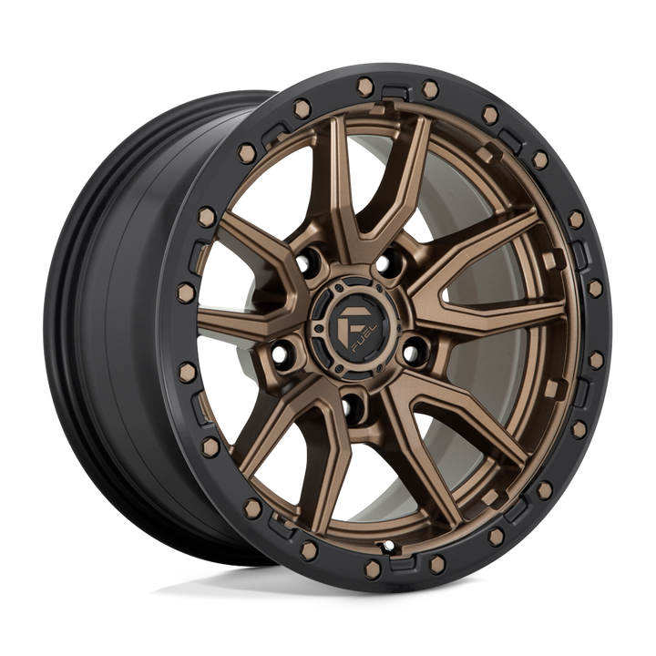 FUEL OFF-ROAD D681 REBEL 17X9 5X127 -12 71.5 ANNEAU PERLE NOIR BRONZE MAT