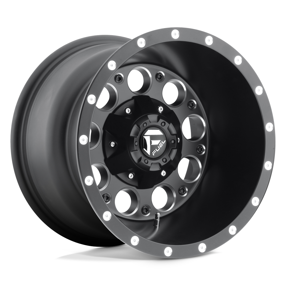 CARBURANT TOUT-TERRAIN D525 REVOLVER 15X10 6X139.7 -43 108 NOIR MAT FRAISÉ