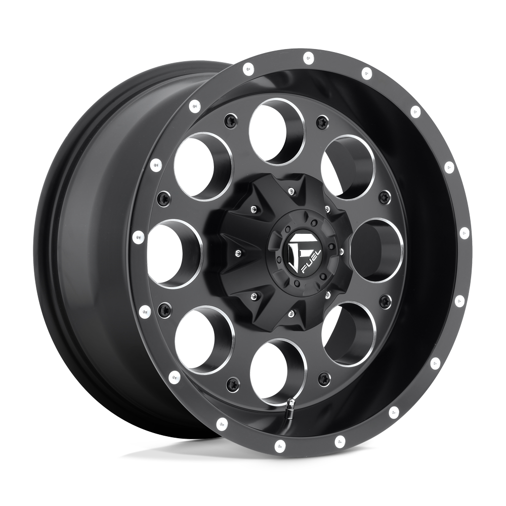 CARBURANT TOUT-TERRAIN D525 REVOLVER 17X9 5X114.3 / 5X127 -12 78.1 NOIR MAT FRAISÉ