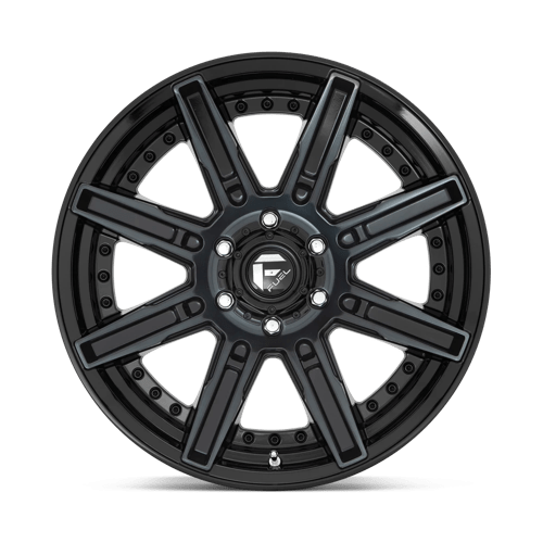 CARBURANT TOUT-TERRAIN D708 ROGUE 20X9 5X139.7 1 78.1 BRILLANT USINÉ DOUBLE TEINTE FONCÉE