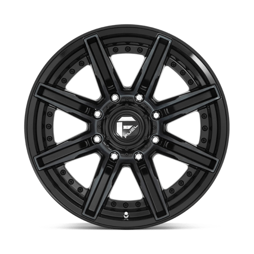 CARBURANT TOUT-TERRAIN D708 ROGUE 20X10 8X165.1 -18 125.1 BRILLANT USINÉ DOUBLE TEINTE FONCÉE