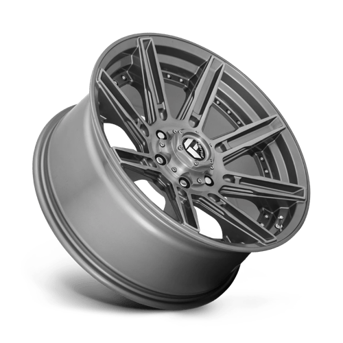 CARBURANT TOUT-TERRAIN D710 ROGUE PLATINUM 20X9 5X127 1 71.5 BROSSÉ GUN METAL TEINTÉ CLAIR