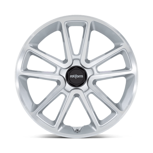 Rotiform 1pc R192 Btl 21x10.5 5x112 38 66.56 Argent Brillant Avec Face Usinée