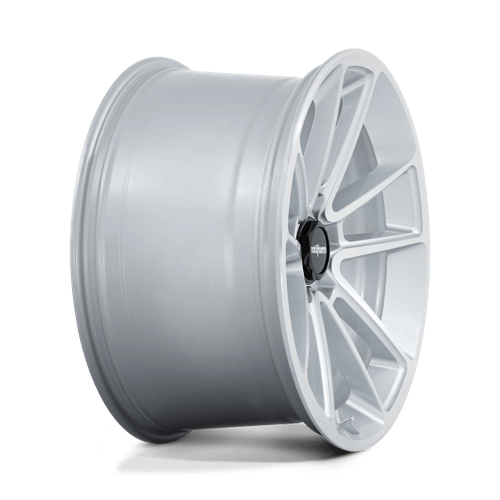 Rotiform 1pc R192 Btl 22x10 5x130 25 84.1 Gloss Silver With Machined Face