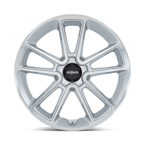 Rotiform 1pc R192 Btl 22x10 5x130 25 84.1 Gloss Silver With Machined Face