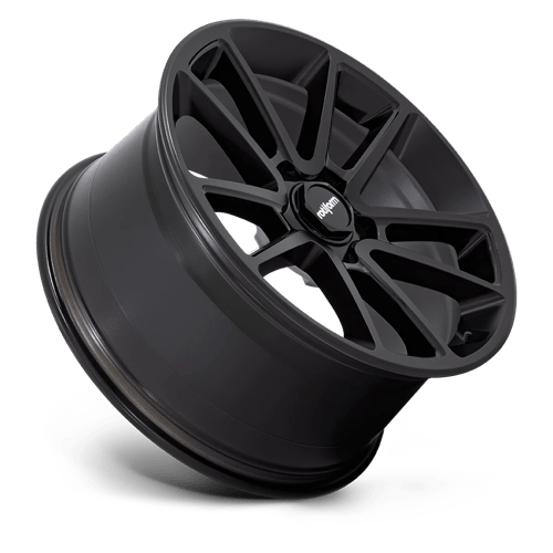 Rotiform 1pc R194 Btl 21x10.5 5x112 38 66.56 Matte Black With Black Cap And Inside Spoke Details