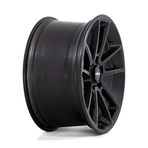 Rotiform 1pc R194 Btl 21x10.5 5x112 38 66.56 Matte Black With Black Cap And Inside Spoke Details