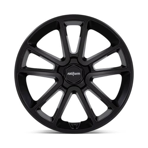 Rotiform 1pc R194 Btl 21x10.5 5x112 38 66.56 Matte Black With Black Cap And Inside Spoke Details