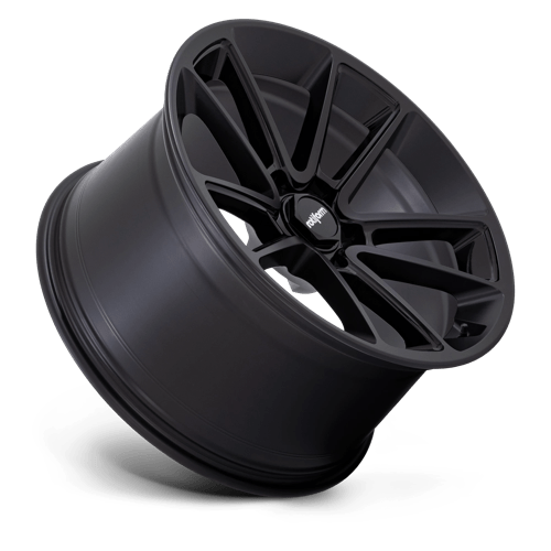 Rotiform 1pc R194 Btl 21x9.5 5x112 30 66.56 Noir Mat Avec Capuchon Noir Et Détails Des Rayons Intérieurs