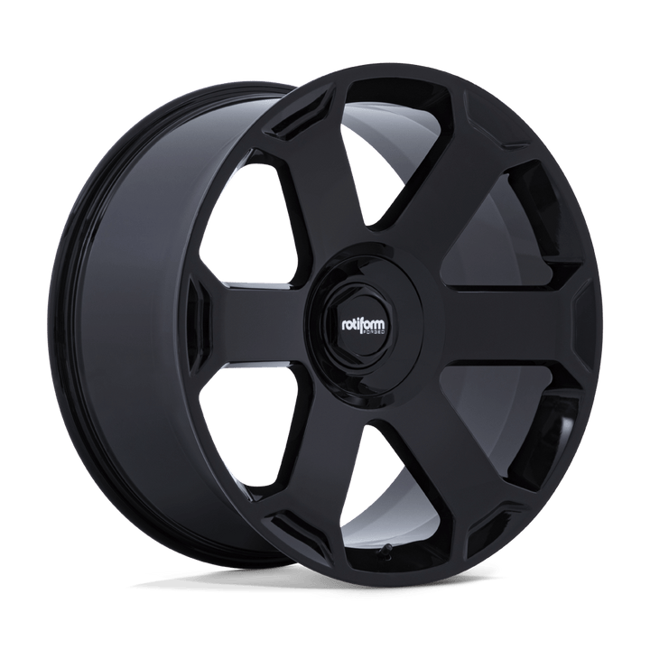 Rotiform 1pc Avs 22x10.5 5x112 10 66.56 Noir Brillant