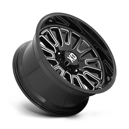 XD Wheels Xd864 Rover 20x10 8x165.1 -18 125.1 Noir Brillant Fraisé
