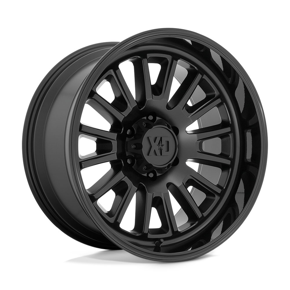 XD Wheels Xd864 Rover 20x10 5x127 -18 71,5 Noir Satiné Avec Lèvre Noir Brillant