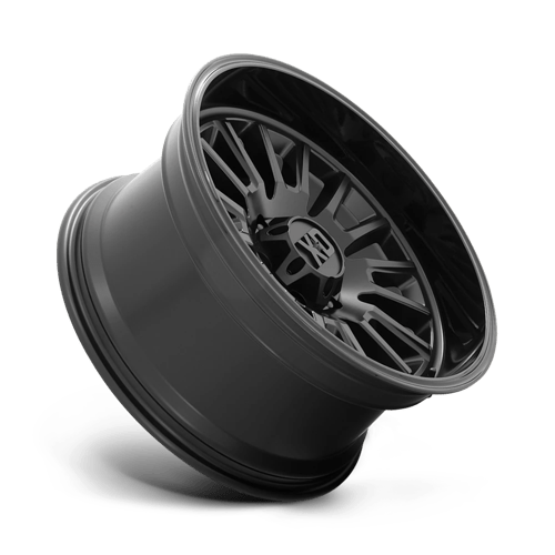 XD Wheels Xd864 Rover 22x12 6x139.7 -44 106.1 Noir satiné avec lèvre noire brillante