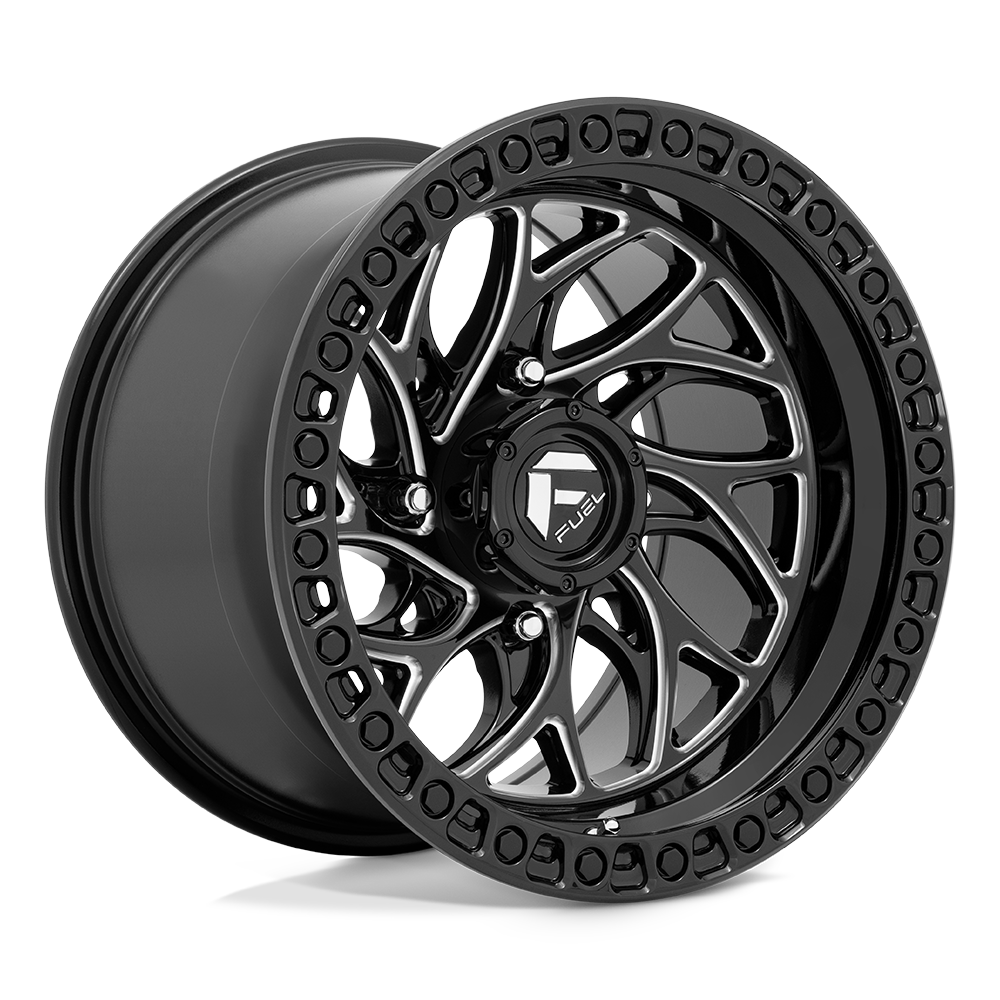 FUEL UTV OFF-ROAD D741 RUNNER 15X10 4X156 0 132 GLOSS BLACK MILLED