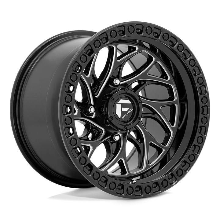 FUEL UTV OFF-ROAD D741 RUNNER 15X10 4X156 0 132 GLOSS BLACK MILLED