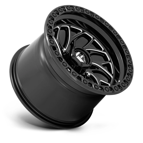 FUEL UTV OFF-ROAD D741 RUNNER 15X10 4X156 0 132 GLOSS BLACK MILLED