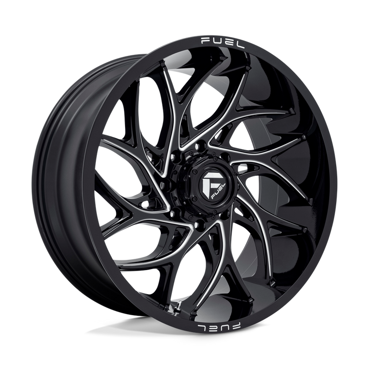 FUEL OFF-ROAD D741 RUNNER 24X11 8X165.1 0 125.1 GLOSS BLACK MILLED