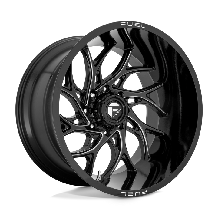 CARBURANT TOUT-TERRAIN D741 RUNNER 20X9 5X150 1 110.1 NOIR BRILLANT FRAISÉ