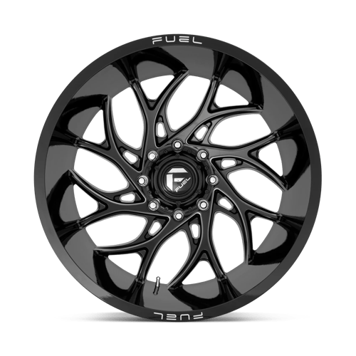 CARBURANT TOUT-TERRAIN D741 RUNNER 20X9 5X139.7 1 78.1 NOIR BRILLANT FRAISÉ