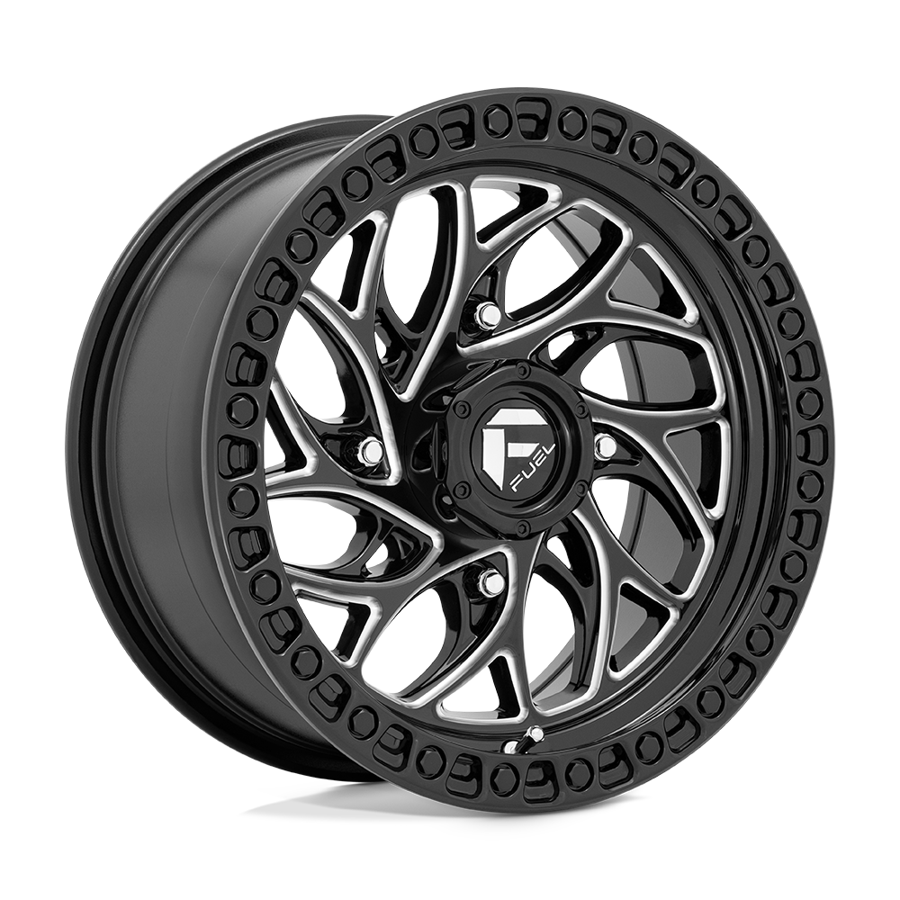FUEL UTV OFF-ROAD D741 RUNNER 24X7 4X156 13 132 GLOSS BLACK MILLED