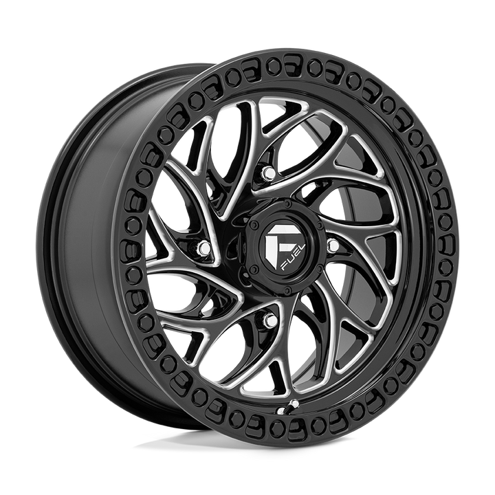 FUEL UTV OFF-ROAD D741 RUNNER 24X7 4X137 13 110.1 GLOSS BLACK MILLED