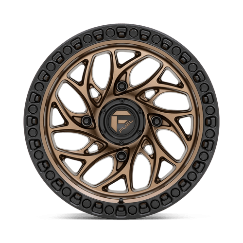 FUEL UTV OFF-ROAD D777 RUNNER UTV 15X10 4X137 0 110.1 BRONZE WITH BLACK RING