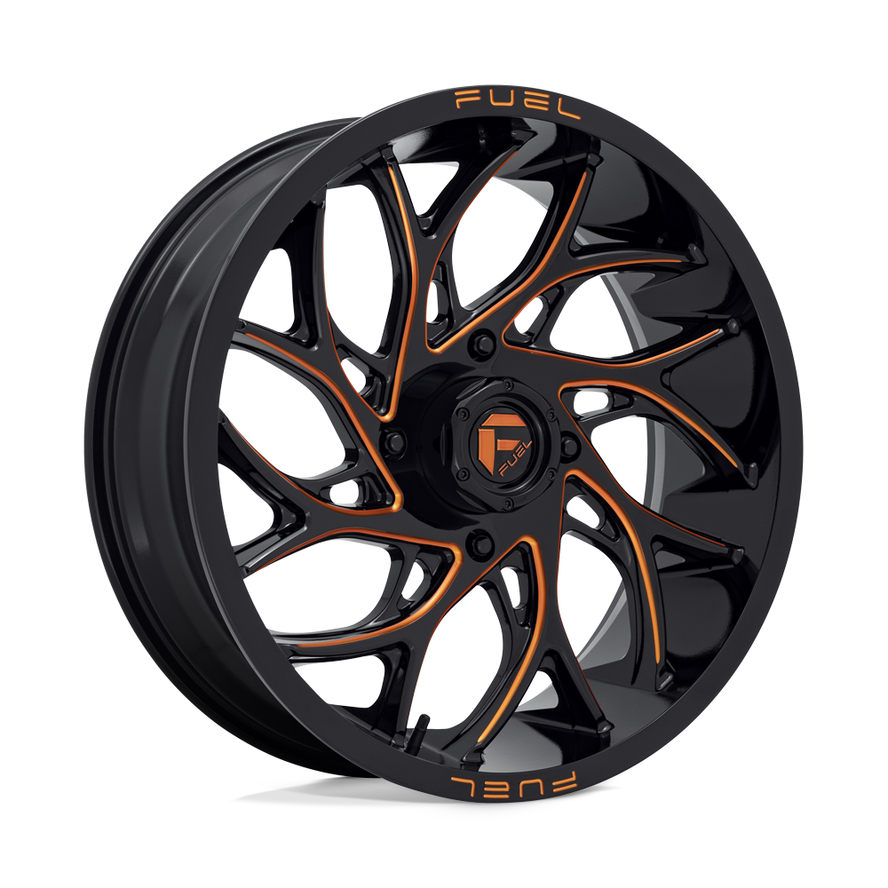 CARBURANT UTV TOUT-TERRAIN D780 RUNNER UTV 20X7 4X156 13 132 NOIR BRILLANT ORANGE FRAISÉ
