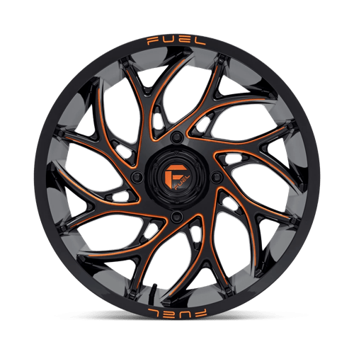 CARBURANT UTV TOUT-TERRAIN D780 RUNNER UTV 20X7 4X156 13 132 NOIR BRILLANT ORANGE FRAISÉ
