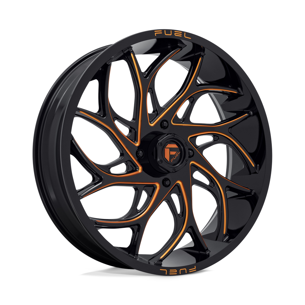 CARBURANT UTV TOUT-TERRAIN D780 RUNNER UTV 24X7 4X156 13 132 NOIR BRILLANT ORANGE FRAISÉ