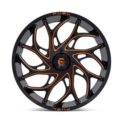 CARBURANT UTV TOUT-TERRAIN D780 RUNNER UTV 24X7 4X156 13 132 NOIR BRILLANT ORANGE FRAISÉ
