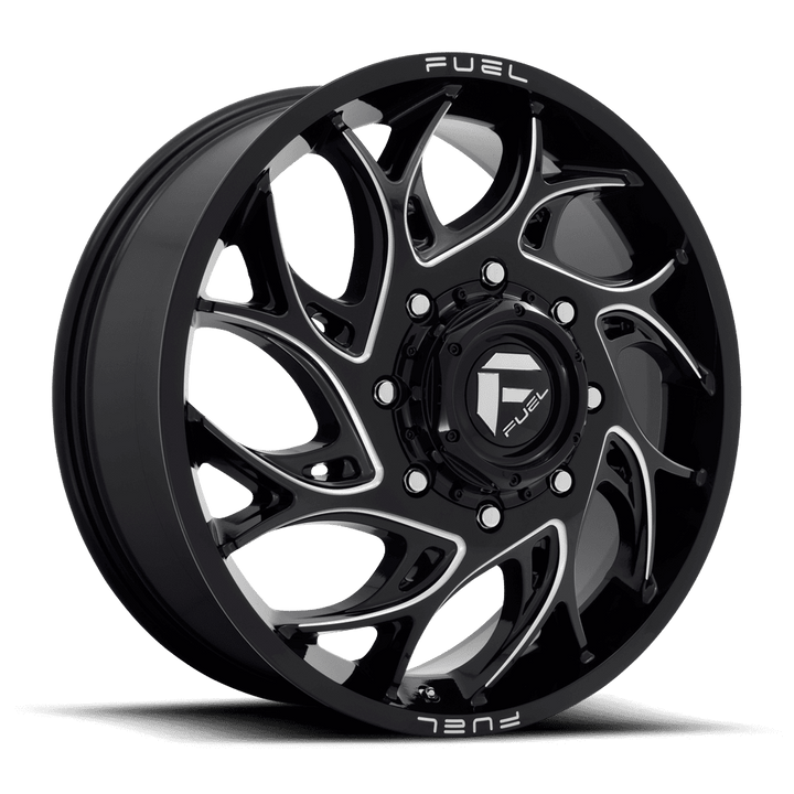 CARBURANT TOUT-TERRAIN D741 RUNNER 20X8.25 8X200 105 142 NOIR BRILLANT FRAISÉ