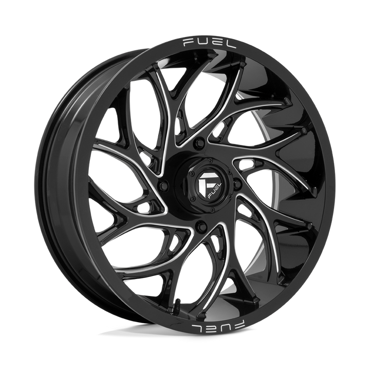 CARBURANT UTV TOUT-TERRAIN D741 RUNNER 20X7 4X156 13 132 NOIR BRILLANT FRAISÉ