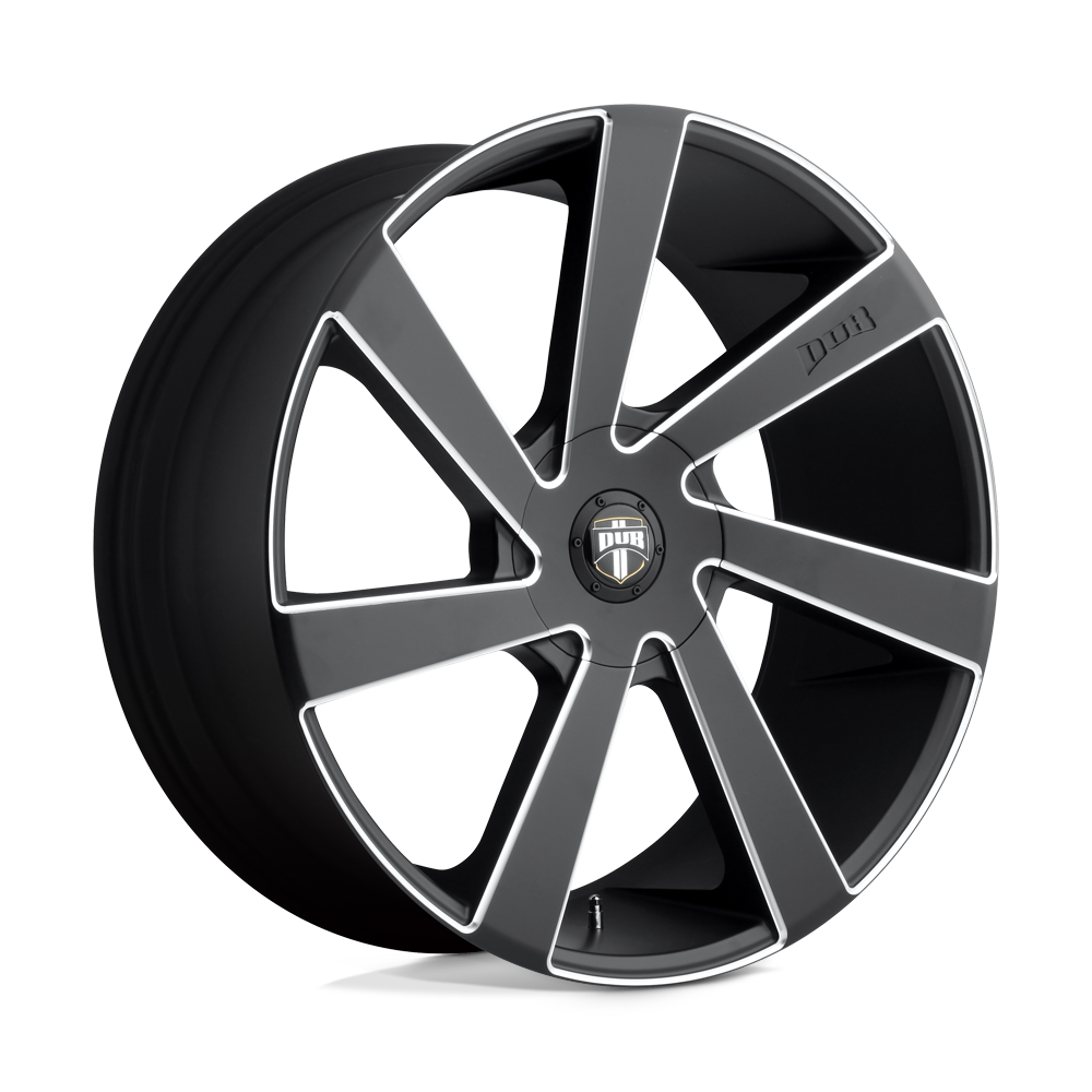 Dub 1pc S133 Directa 22x9.5 5x115 / 5x120.65 15 72.56 Matte Black Milled