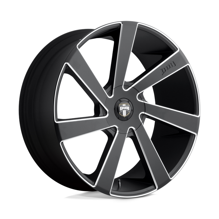 Dub 1pc S133 Directa 22x9.5 5x115 / 5x120.65 15 72.56 Matte Black Milled