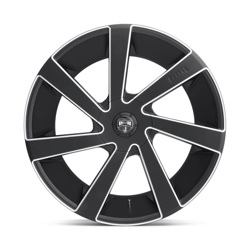 Dub 1pc S133 Directa 22x9.5 5x115 / 5x120.65 15 72.56 Matte Black Milled