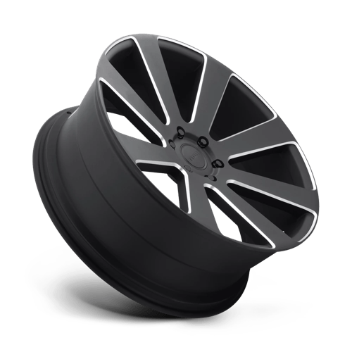 Dub 1pc S187 8-ball 24x10 6x135 30 87.1 Matte Black Milled