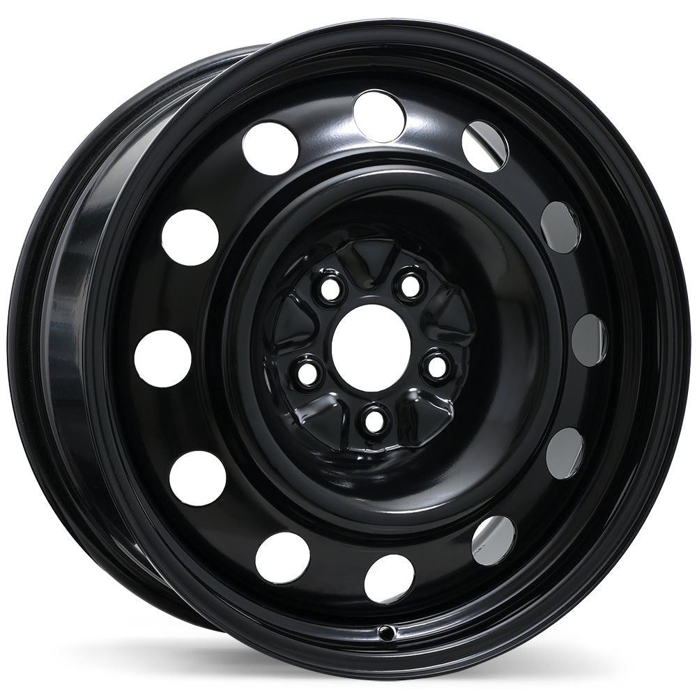 Steel / Acier Steel Wheel 16x6.5 5x114.3mm +40 72.0mm Black – The Wheel ...