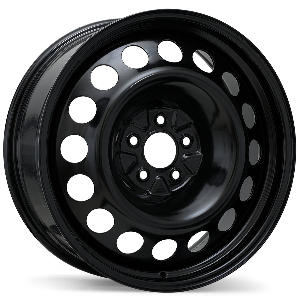 Steel / Acier Steel Wheel 17x7.0 5x114.3mm +45 67.1mm  Black