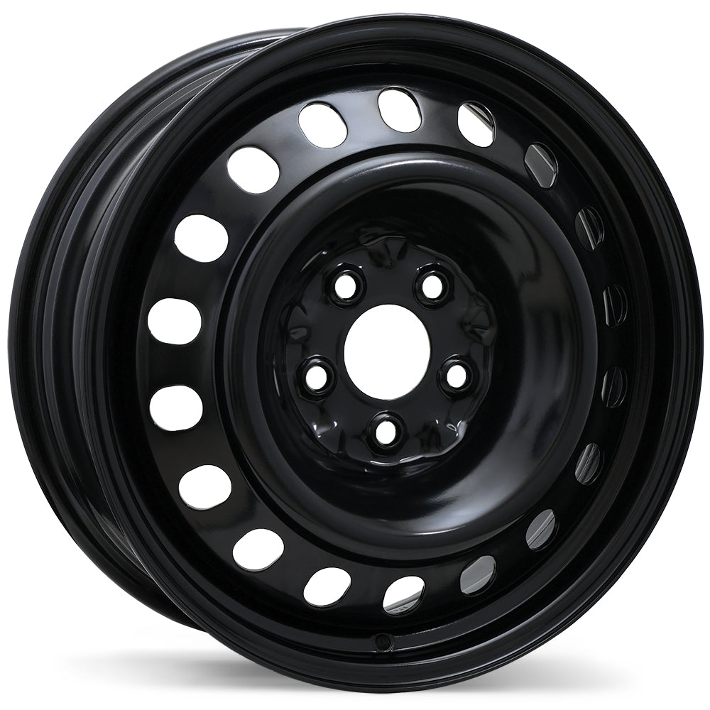 Steel / Acier Steel Wheel 15x6.0 5x114.3mm +41 67.1mm  Black